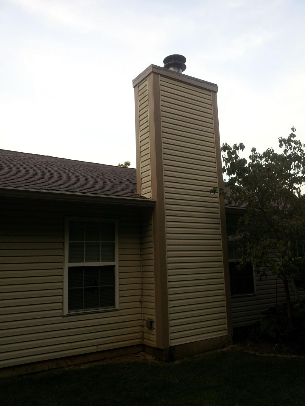 Exterior Trim painting (chimney trim, soffit and f