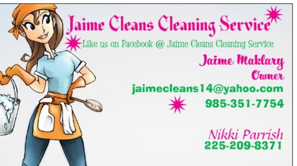 Jaime Cleans Cleaning Service