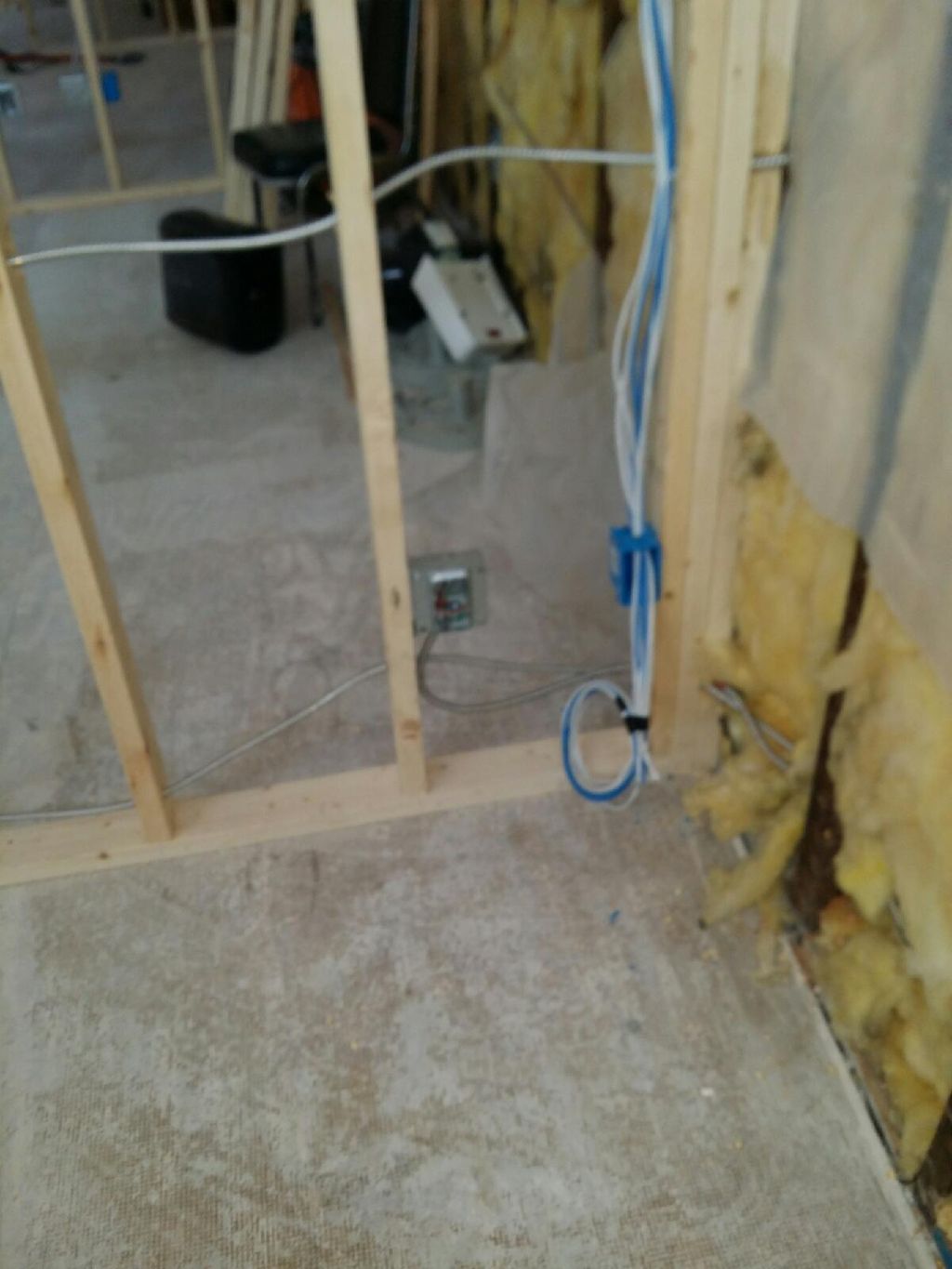 We install data, phone lines, and electrical