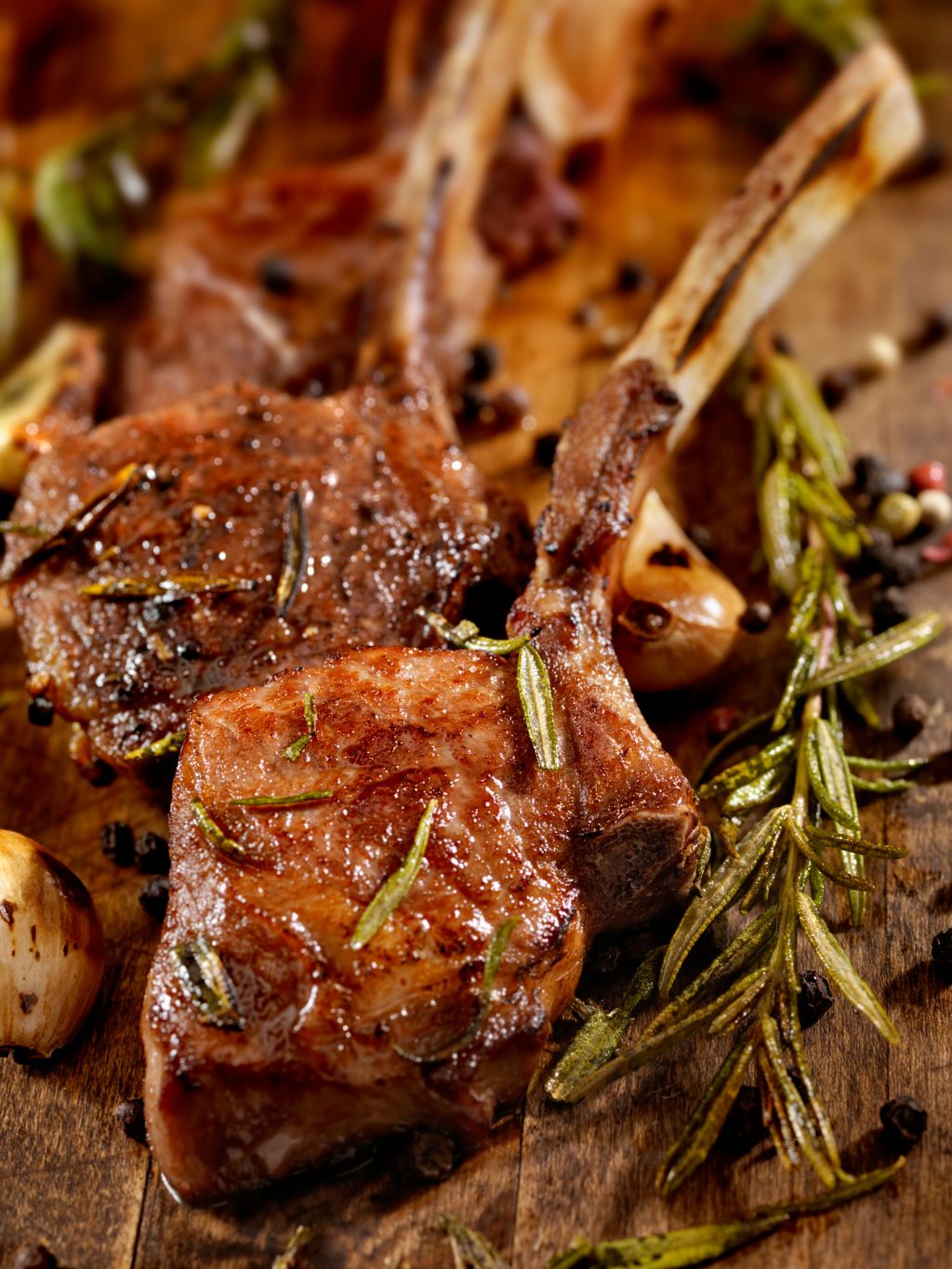 Grilled Lamb Chops with Rosemary
