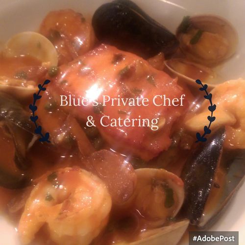 Blue's Twice Garlic, Twice Caper Modern Salmon Cio