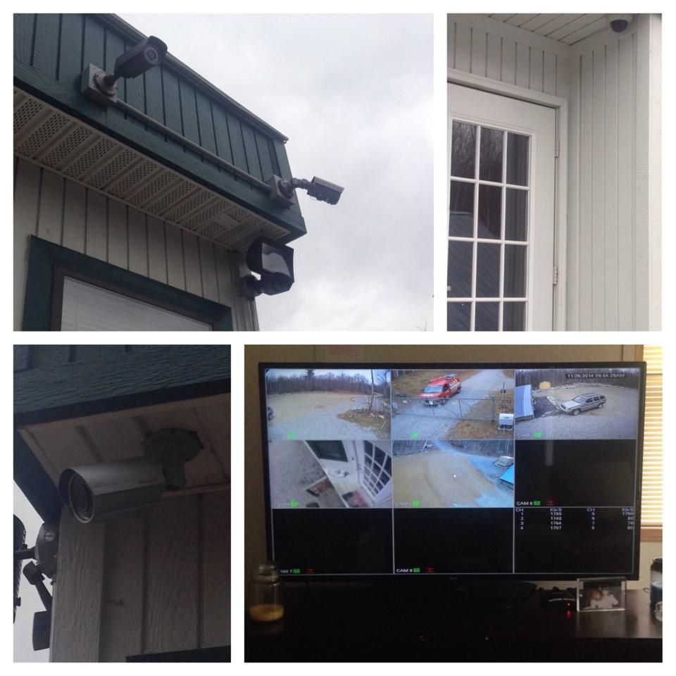 Simple camera system install, view remotely off yo