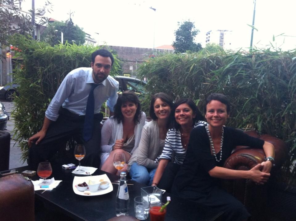 This picture represents the typical Milan Aperitiv