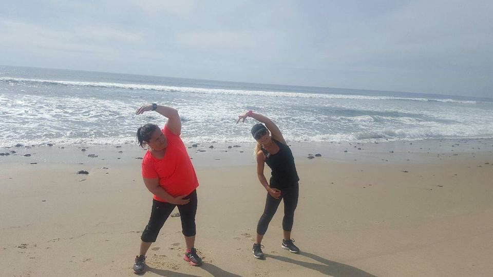 Take your workout to the beach.