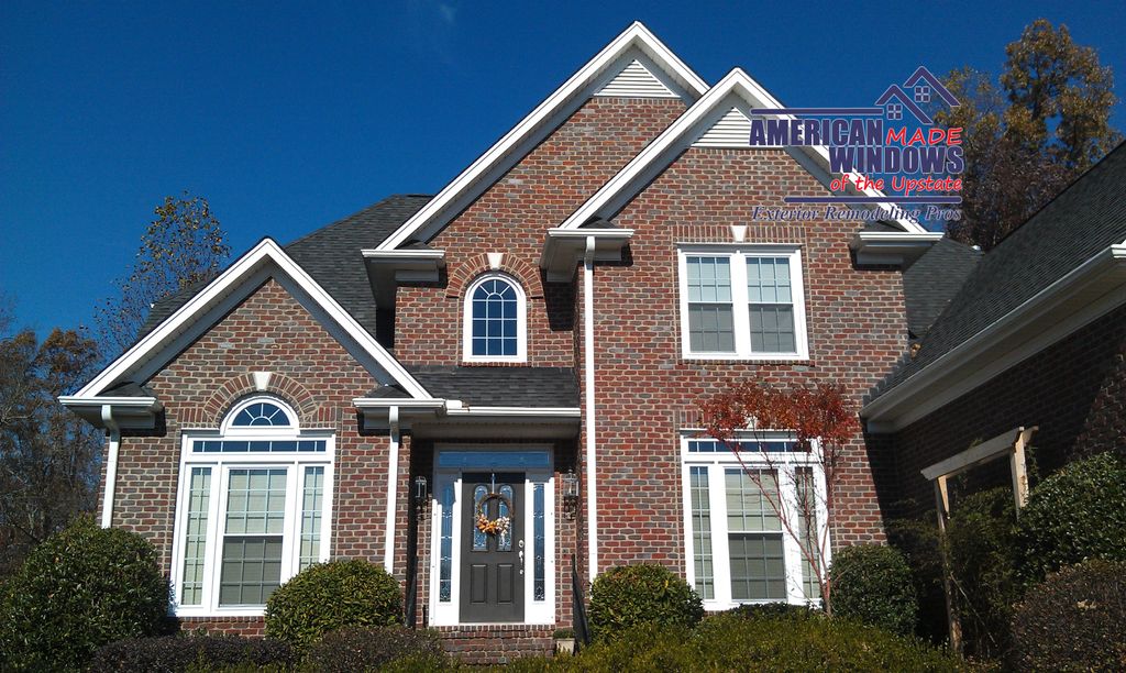 Whole house window job in Taylors, SC.