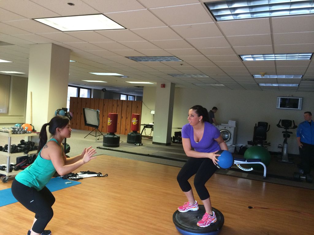 Team training with Karen & Sara