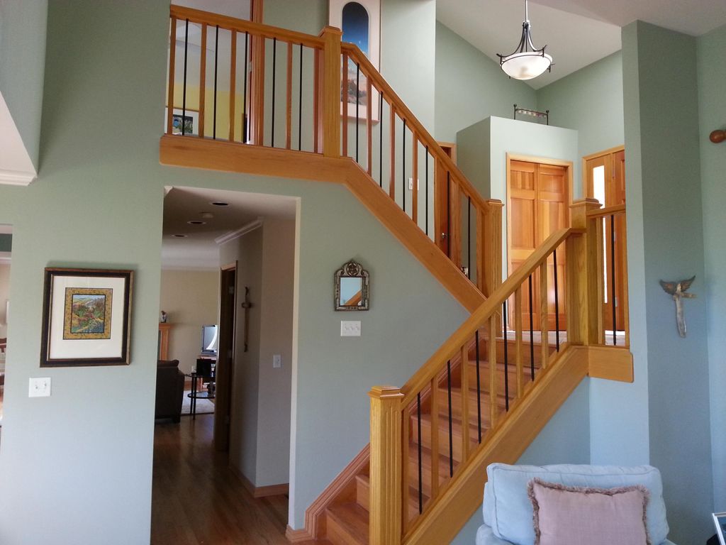 New banister install