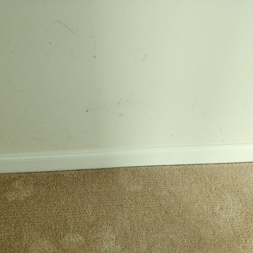 Baseboards- after