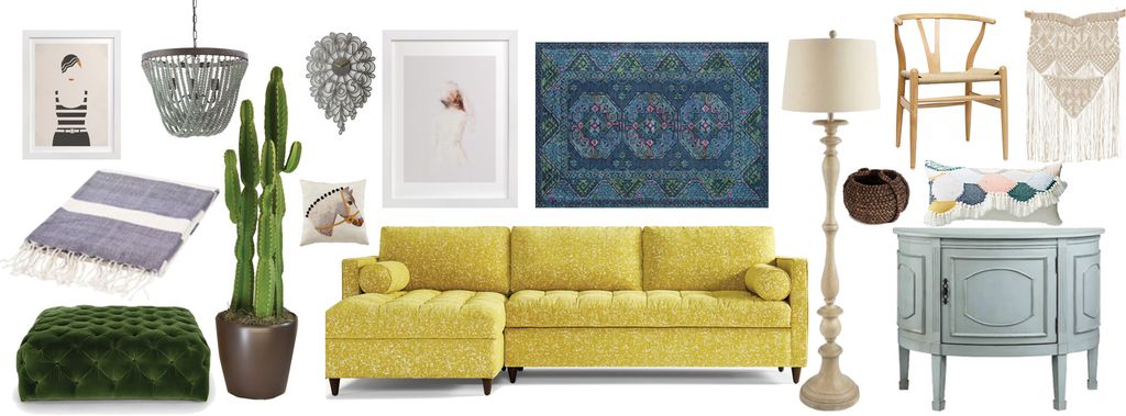eclectic idea board