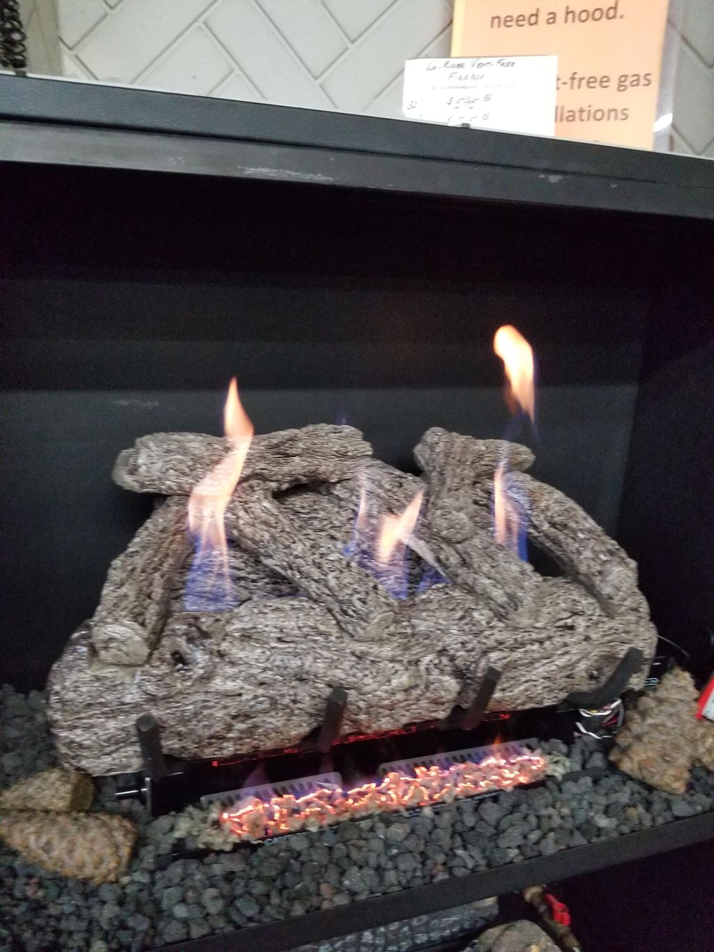 We repair gas logs and gas piping