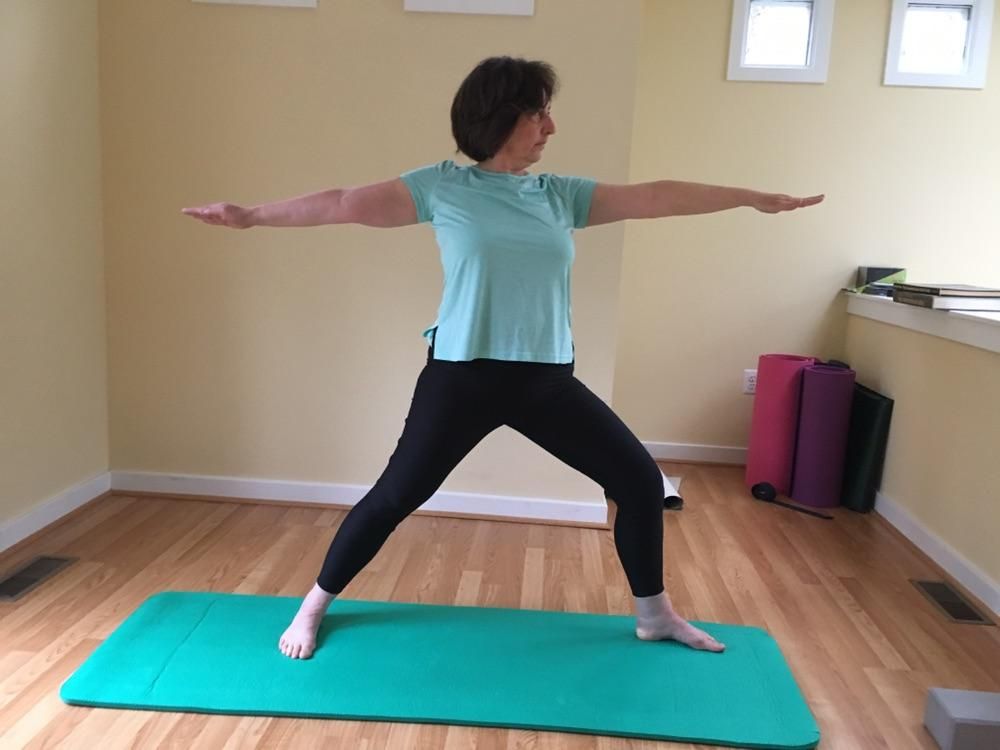 Warrior II pose