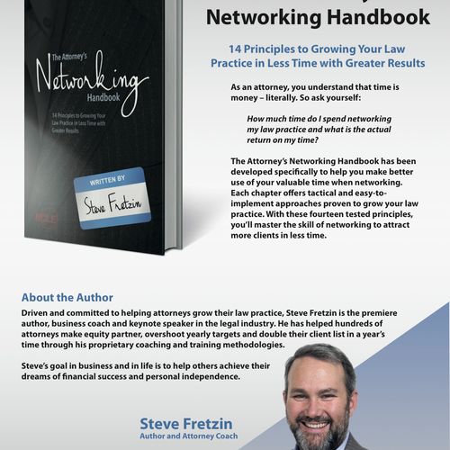 "The Attorney's Networking Handbook"
book flyer.