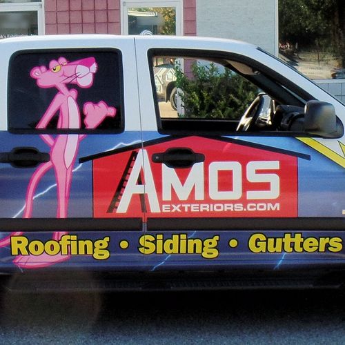 Amos Exteriors - Roofing-Siding-Gutters