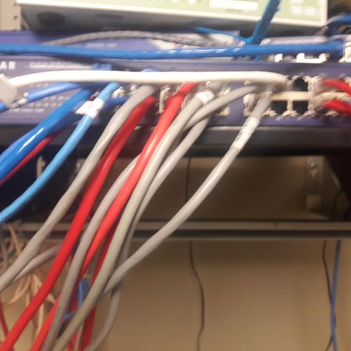 Servicing a Network for a client.