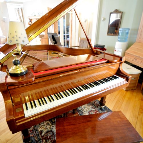 Our piano studio is large enough to hold performan