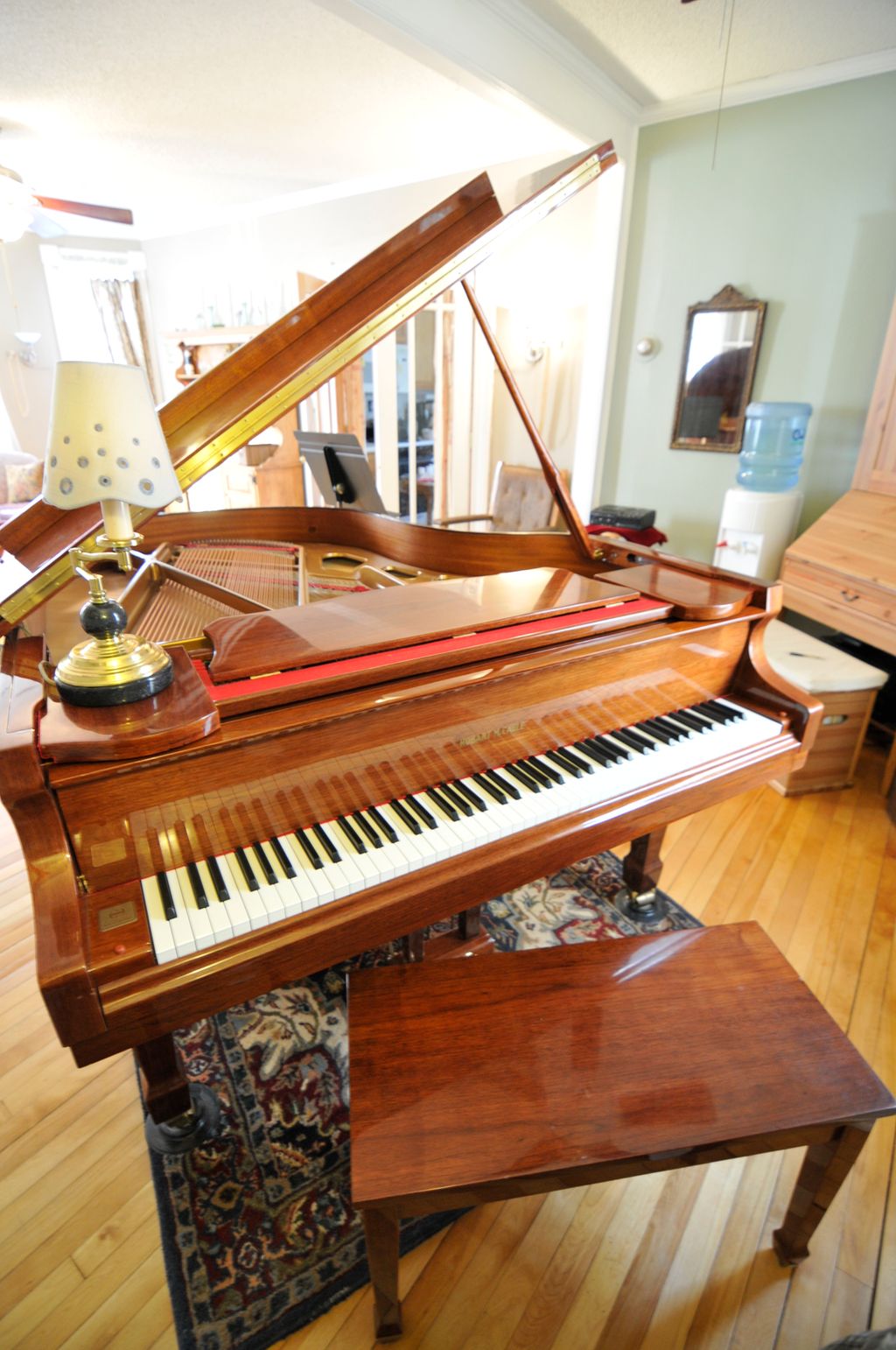 Our piano studio is large enough to hold performan