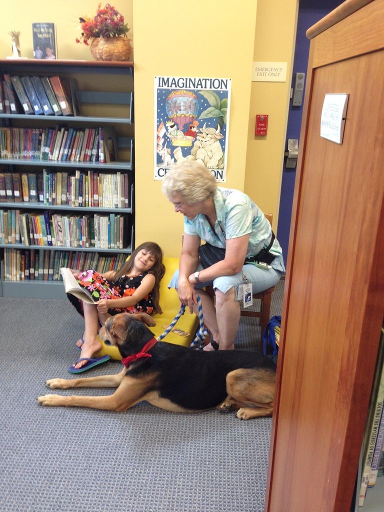 Therapy dog team from non-profit where I produced 
