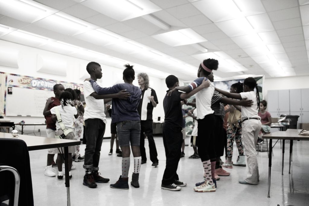 a public school dance lesson