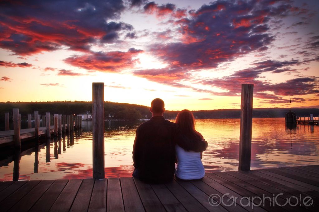 Sunrise engagement shoot