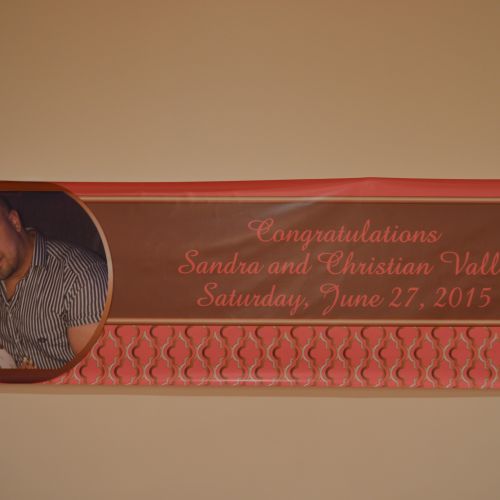 Wedding Reception Banner