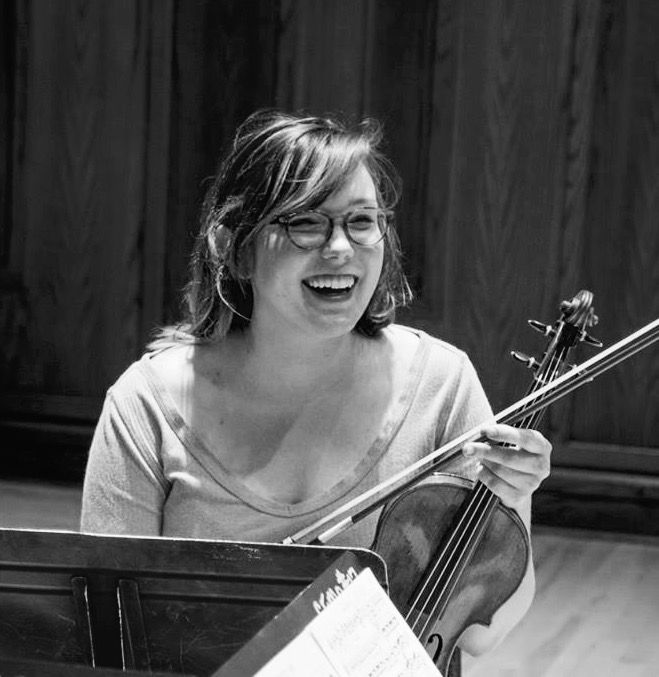 In my element in Shuck Recital Hall