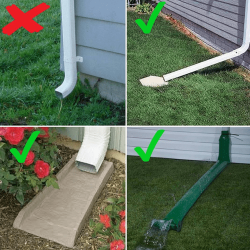 The proper way to get drainage from your gutters a