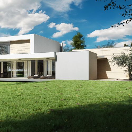Modern villa - Image create for a private client. 