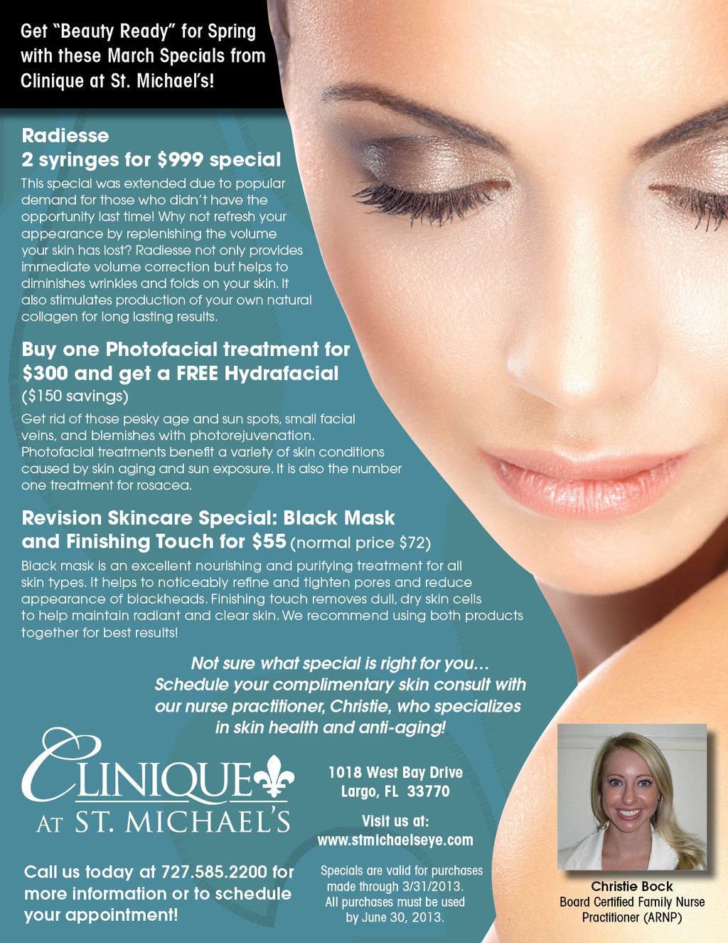Advertising flyer and magazine ad