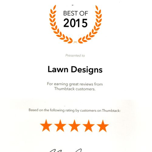 2015 Thumbtack Award for best reviews!
Thank you f