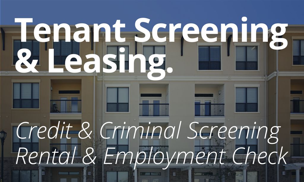 Tenant Screening & Leasing.
