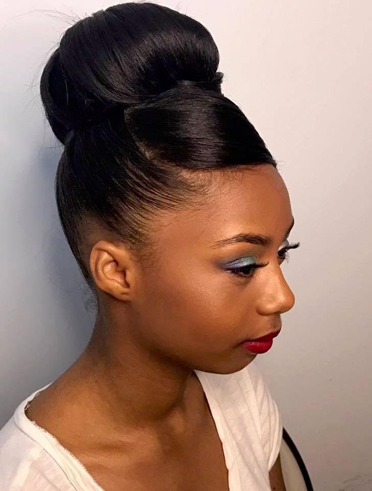 Side View of Prom Makeup 5/5/17