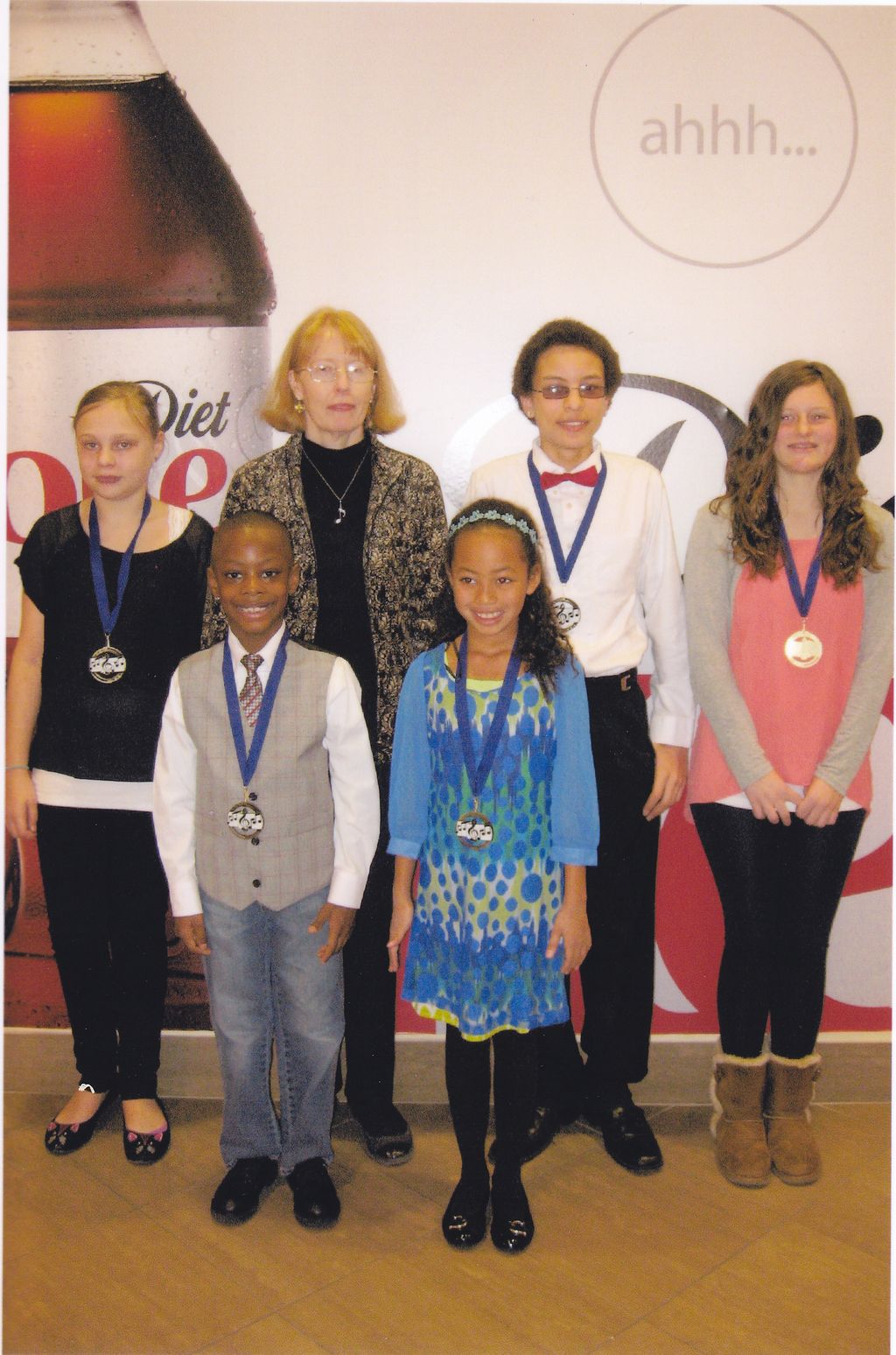 with my students after Playathon