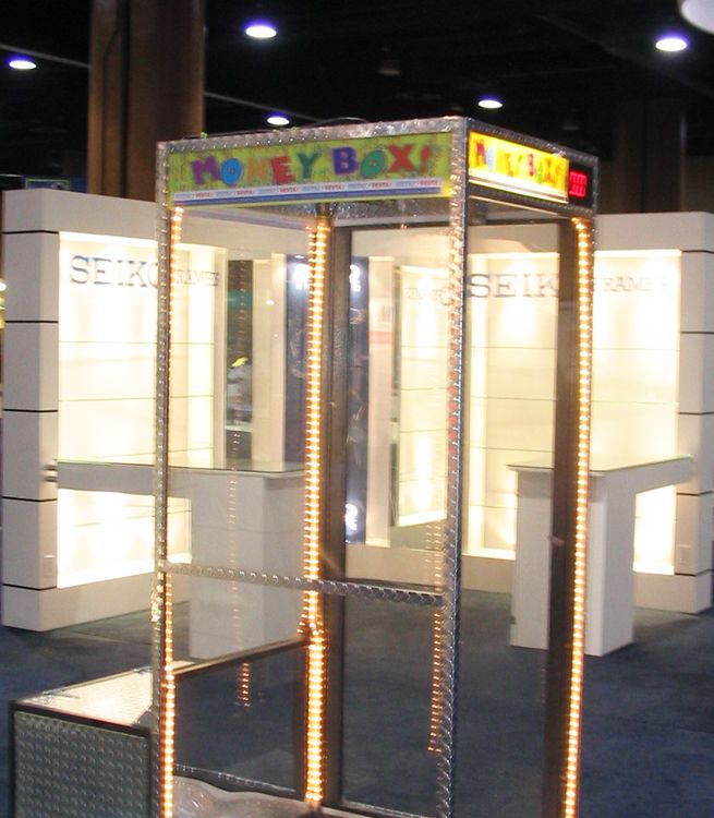 Customized Money Booth or Cash Cube