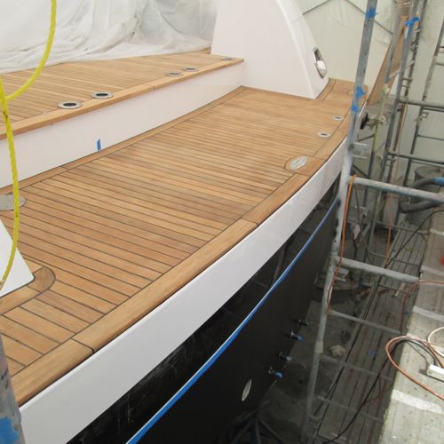 Teak Deck Replacment 120' Yacht