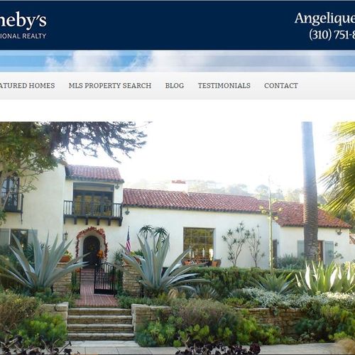 Real estate agent website for Angelique Lyle