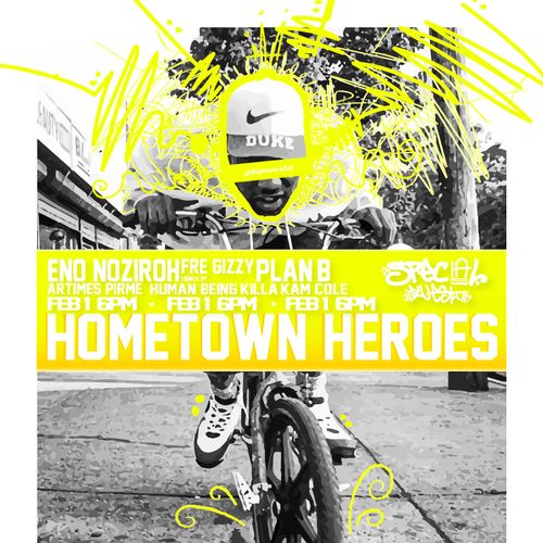 "Hometown Heroes" flyer design