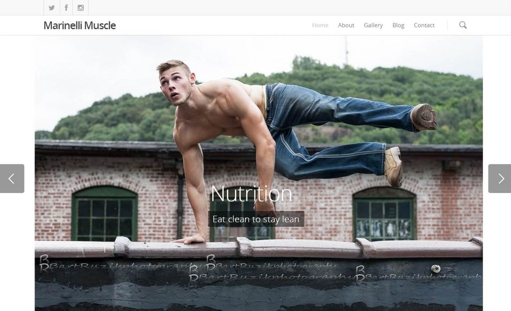 Website Design and Development for MarinelliMuscle