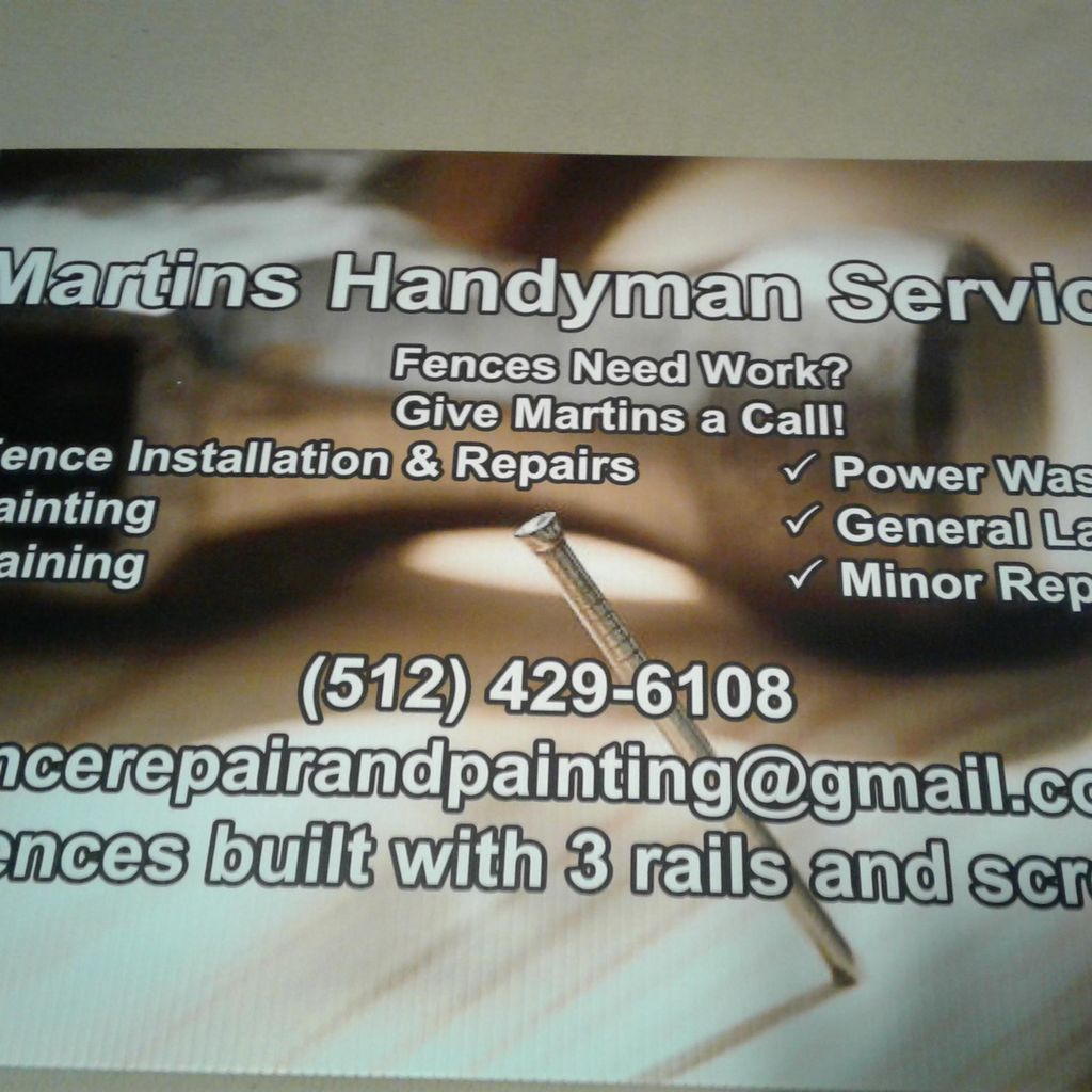 Martin's Handyman services