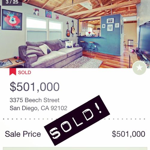 Sold in 6 days with multiple offers!