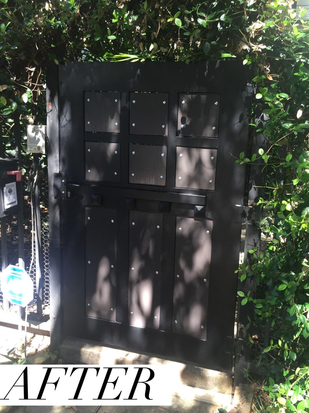 Steel gate restoration for Thumbtack customer 2016