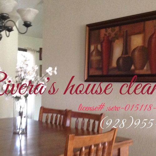 Rivera's house cleaning services is a professional