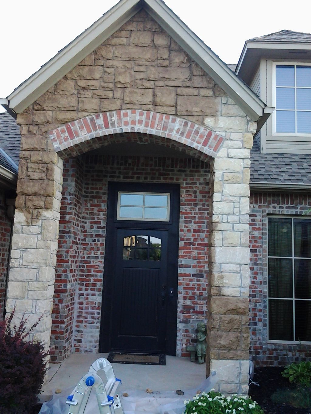 Stone staining (Oak Tree in Edmond, Ok.)