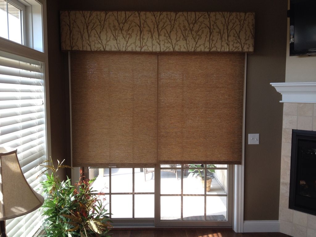 durable cordless Roller Shades under Cornice, perf