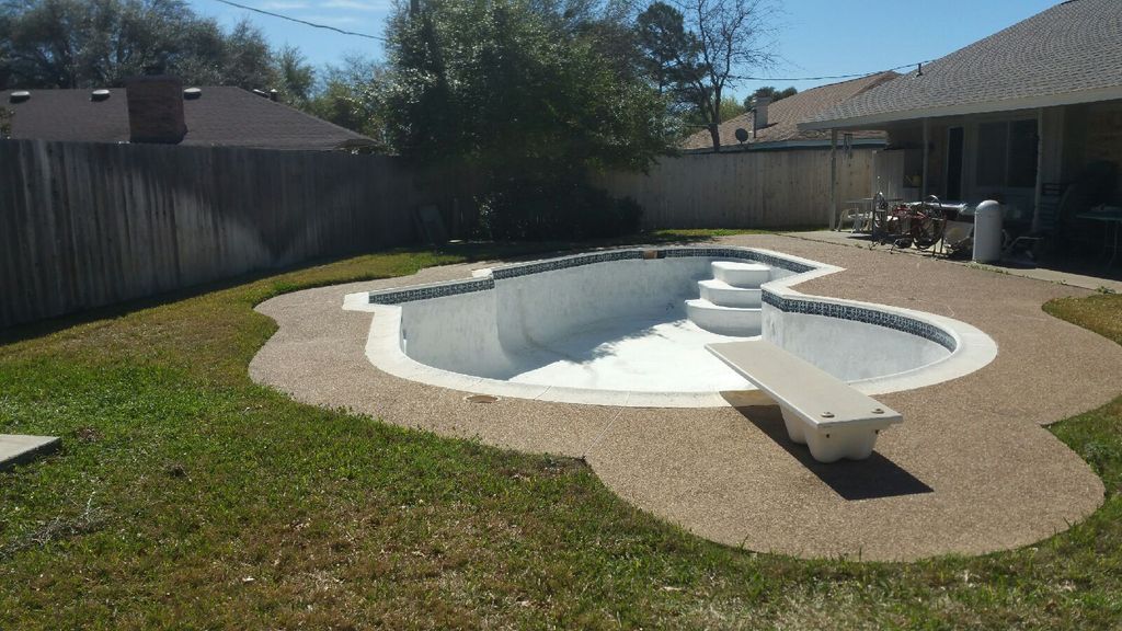 Complete pool demo and removal
before