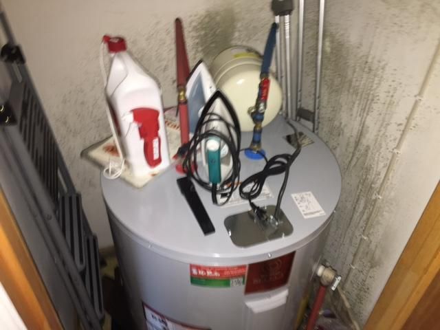 Mold Remediation Required inside Water Heater Clos