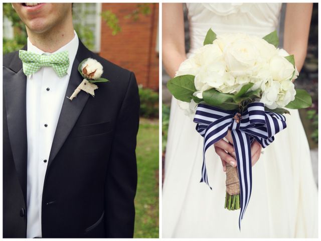 Kelly & Jordan's florals by A Boxed Event