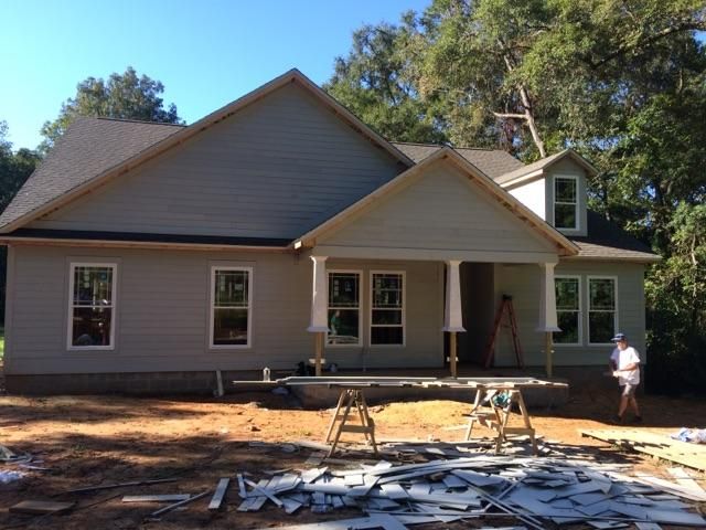 This is a house that we installed the hardy board 