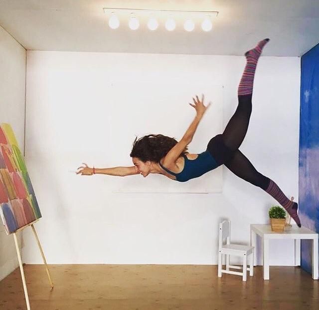 Here I️ am mid-flight! :)