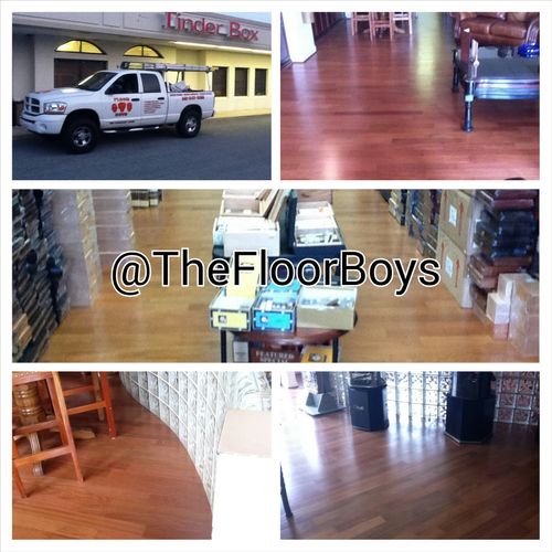 New Floors Installed @ Local Cigar Parlor