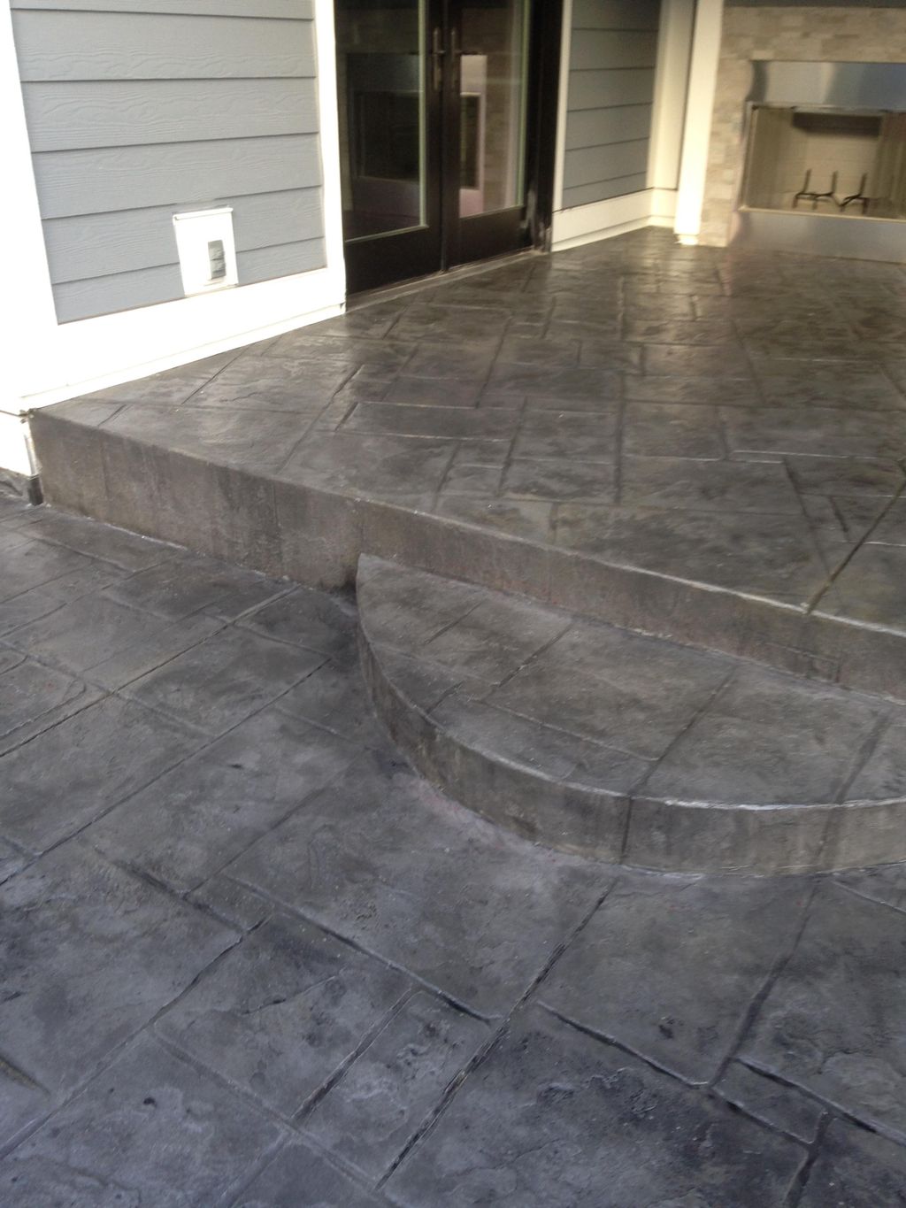 stamped color concrete